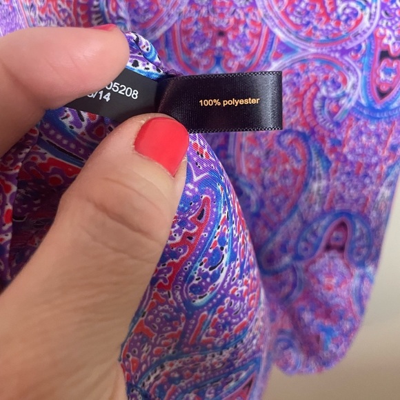 NWT Outback Red for Limited Paisley Sleeveless Top-small - Picture 4 of 7